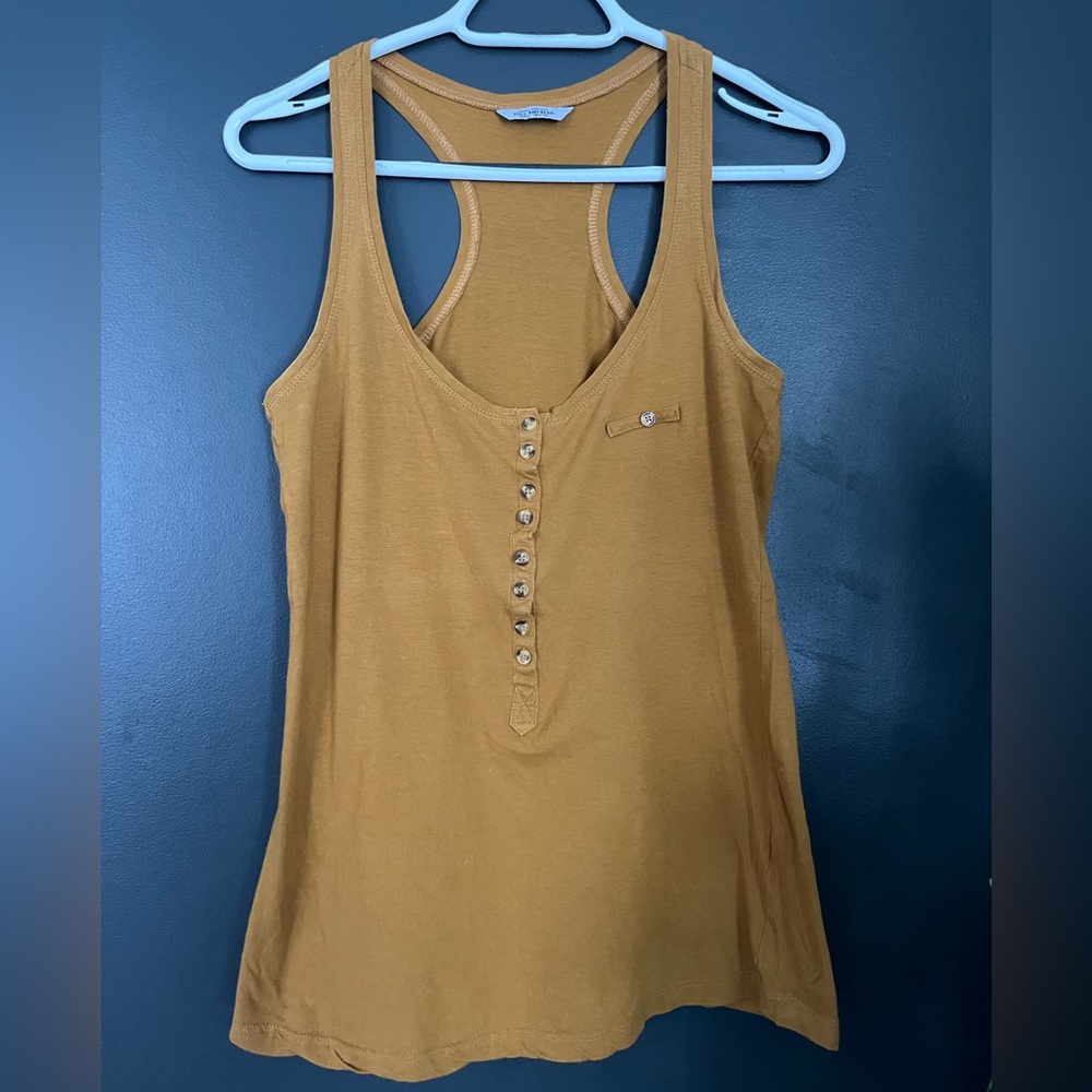Tan/Mustard Tank Top